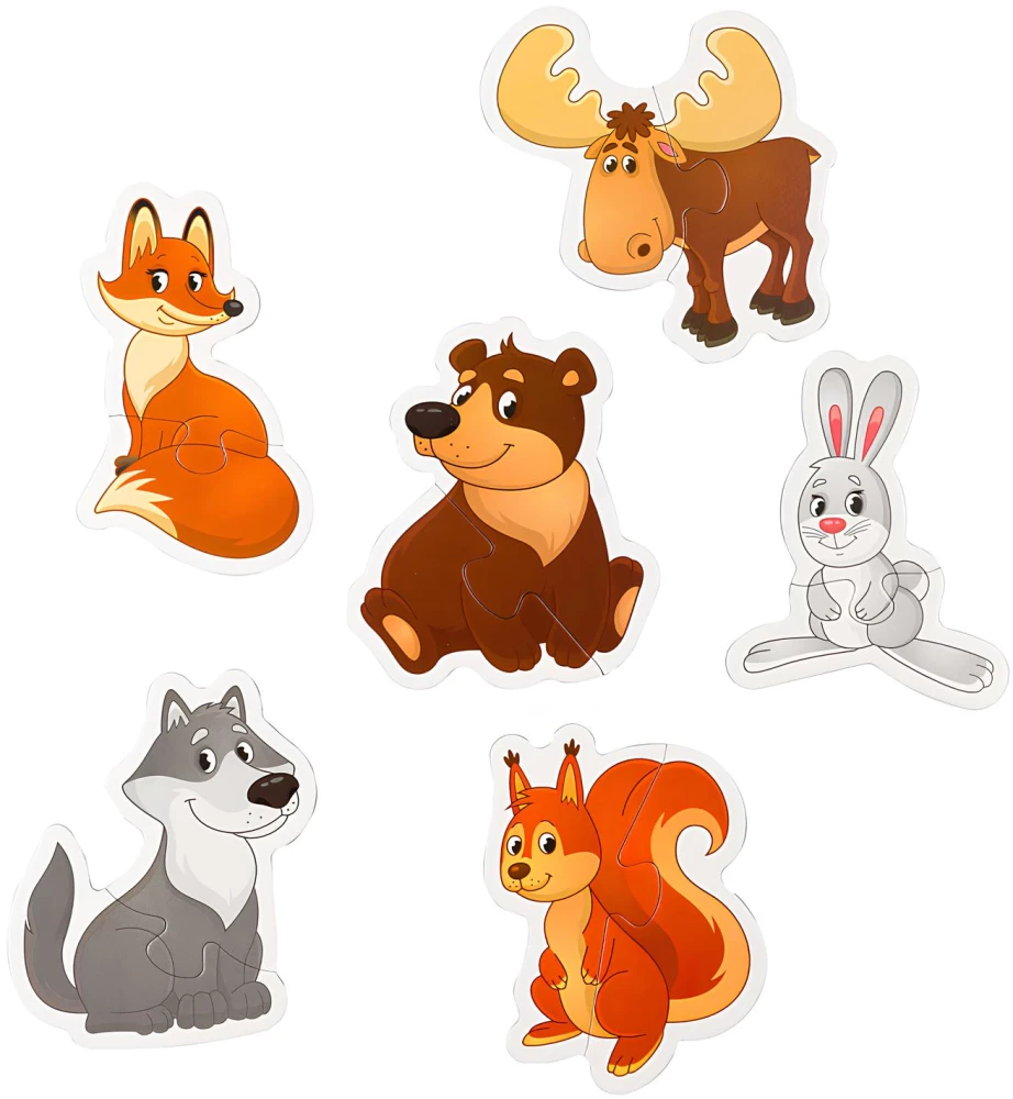 Развивающая игра - Лесные животные