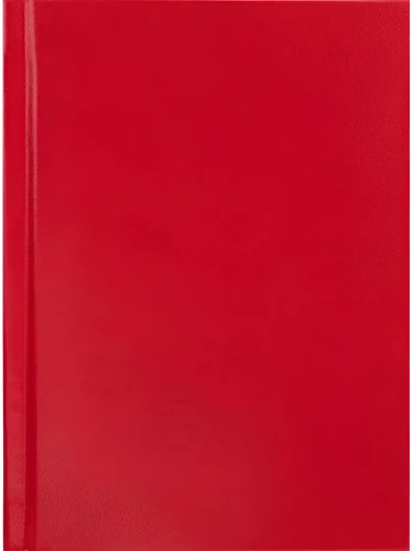 Nedatinta dienoraštis, A6, 96 lapai, linija, raudona