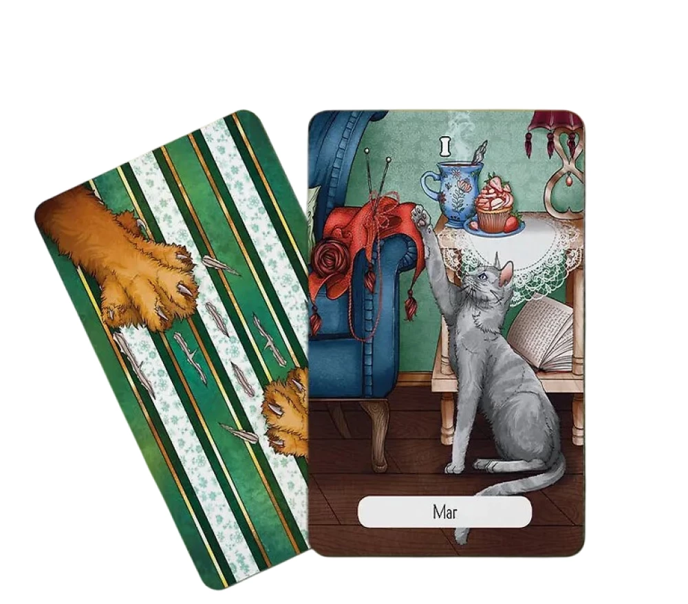Purr-fect Deck. Tarot with Good Predictions. For Relaxation, Divination, and Good Mood (78 Cards)