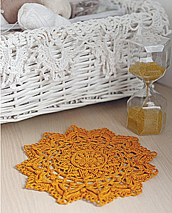 Lace Crochet. Relief Napkins by Elena Skripina