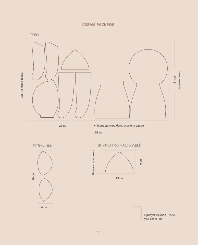 The Softest Toys. 18 Master Classes on Sewing Clothes and Accessories with Life-Size Patterns