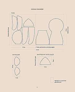 The Softest Toys. 18 Master Classes on Sewing Clothes and Accessories with Life-Size Patterns