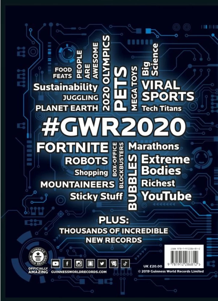 Guinness. Maailmarekordid 2020