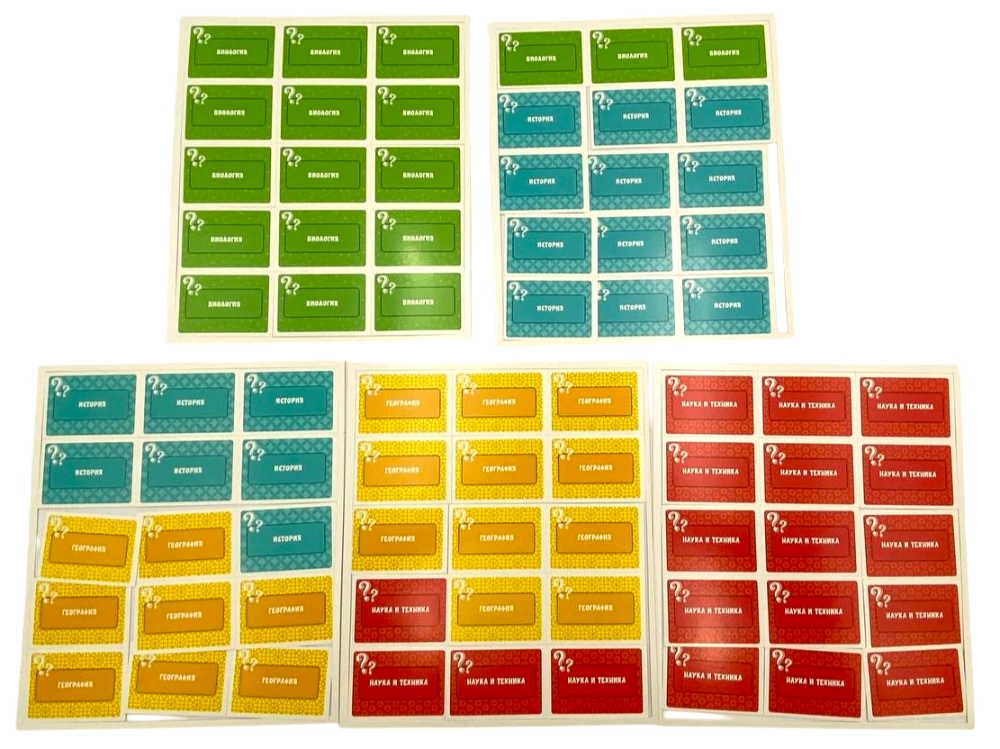 Developing Board Game - Quiz. Everything about Everything