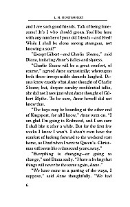 Anne of the Island. Anya from Prince Edward Island (in English)