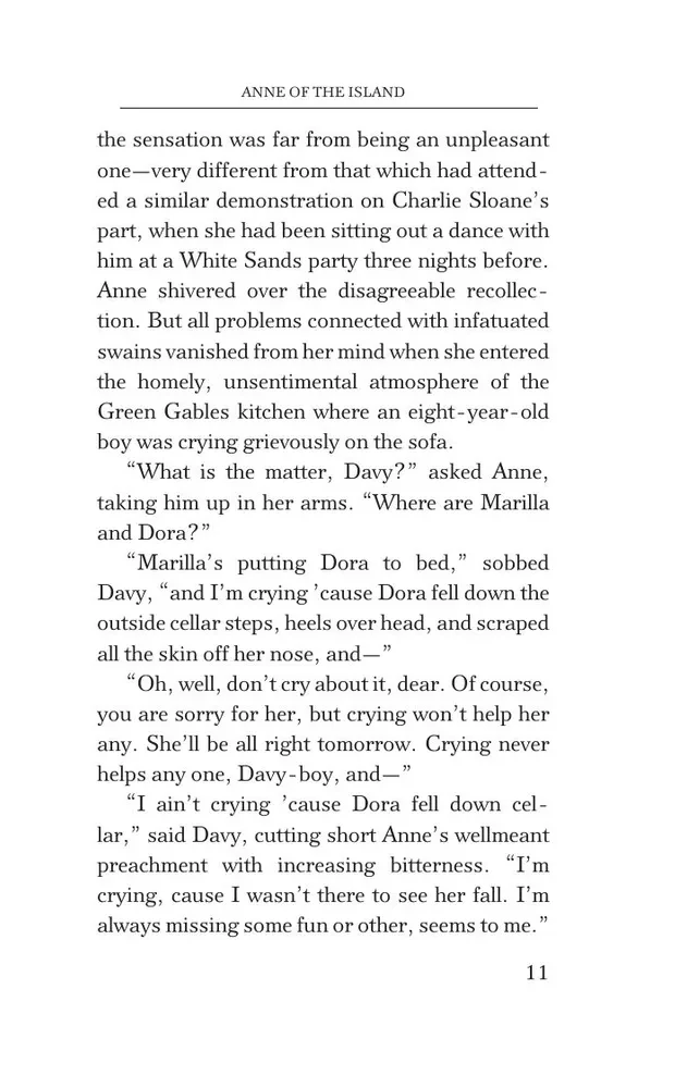 Anne of the Island. Anya from Prince Edward Island (in English)