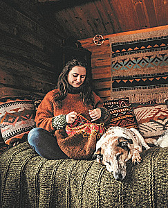 Wilde Interieurs. Gemütliches norwegisches Stricken für Abenteuerliebhaber