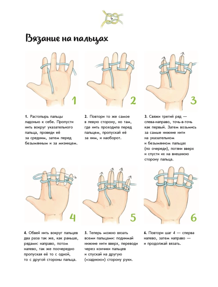 Creative Knitting. Knitting with a Hook, Needles, and Fingers