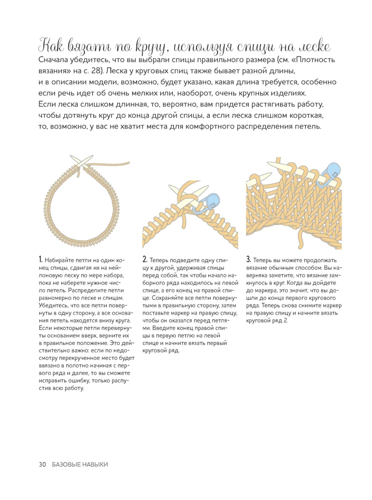 Вязание спицами. Курс для начинающих