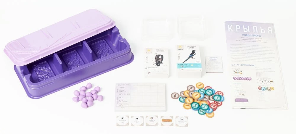 Board Game - Wings. Birds of Europe (expansion)