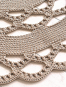 Interior Knitting. Modern Rugs, Tablecloths, and Cushions