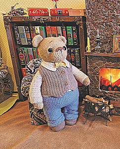 Megztų meškiukų namas. Istorijos apie mezgimą nėrimo technika tikrų meškiukų, jų gražių drabužių, šiltų namų ir mylinčios šeimos