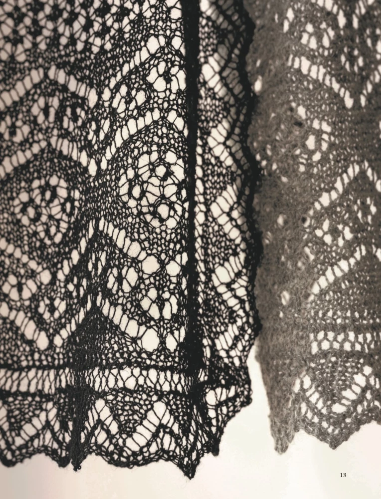 Большая книга Шетландского кружева. 12 изысканных шалей, шарфов и палантинов для вязания на спицах