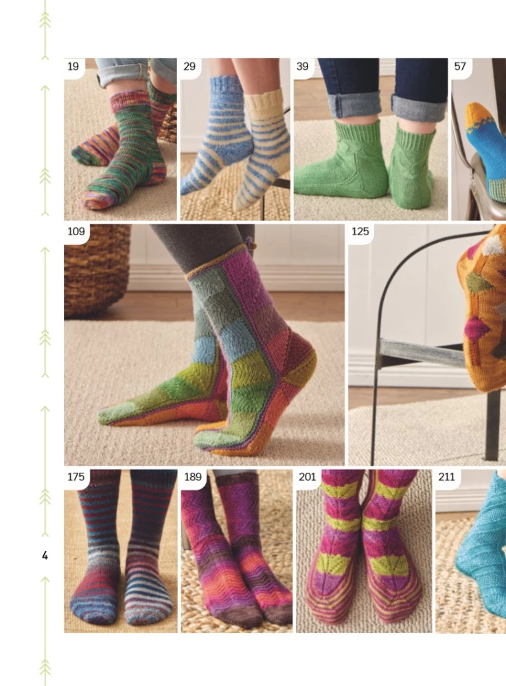 The Evolution of Socks. A New Guide to Knitting with Needles in Any Direction. 18 Innovative Designs