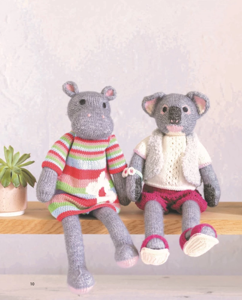 Megzk! Prijauk! Žaisk! Nauja žavingų laukinių gyvūnų kompanija, susijusių mezgimo. Daugiau nei 40 mezgimo schemų žaislams, drabužiams ir priedams...