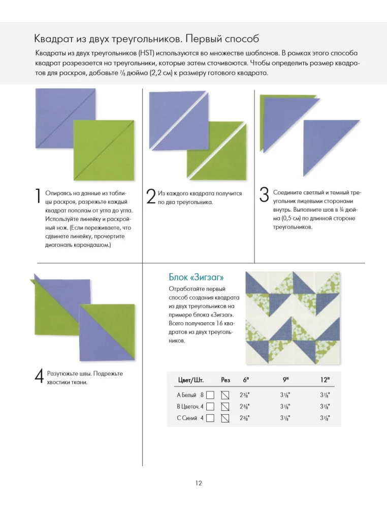 PATCHWORK. 201 patchwork block without complex calculations