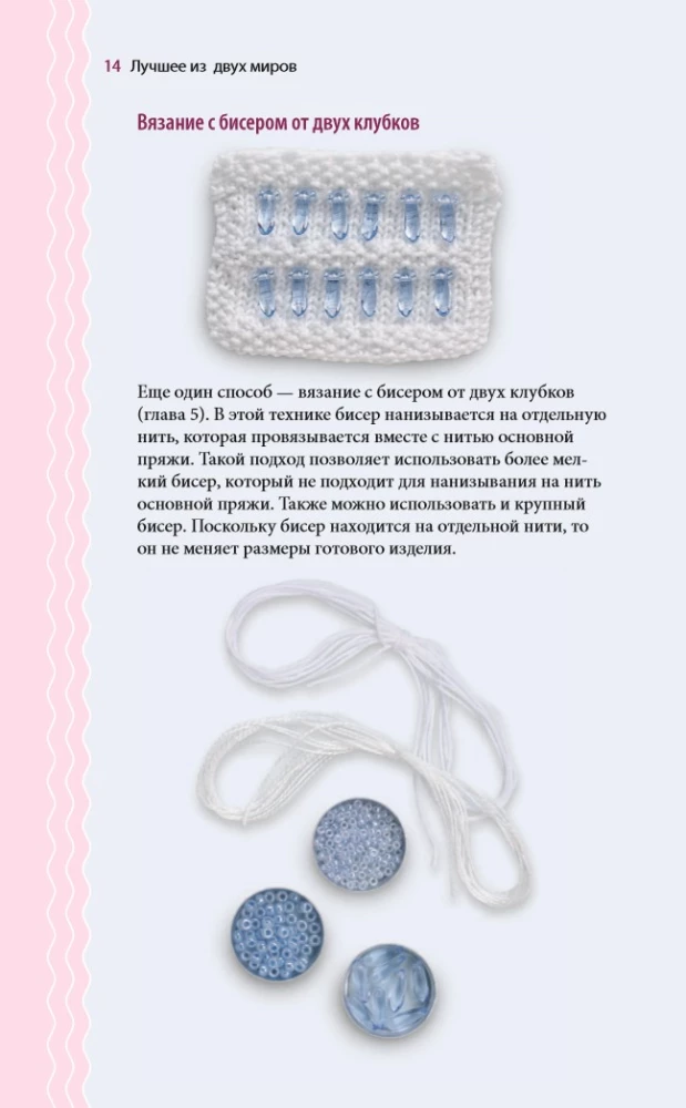 Silmused ja helmed. Ideaalselt juhend kudumise tehnikate kohta kudumisvardaga dekoratiivsete materjalidega