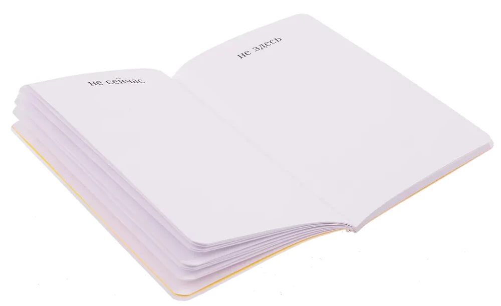 Не здесь и не сейчас! Блокнот для тех, кто никак не дождется подходящего момента