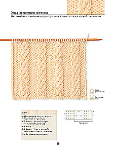 Biblia wzorów z warkoczami i warkoczami. Druty. 13 projektów, 21 lekcje i 50 wzorów