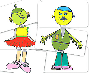 Roboter. Metaphorische Karten