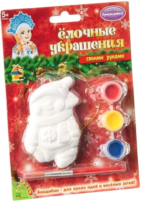 Creative Set - Christmas Decorations. Snowman