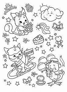 Супер-пупер раскраска. Для девочек