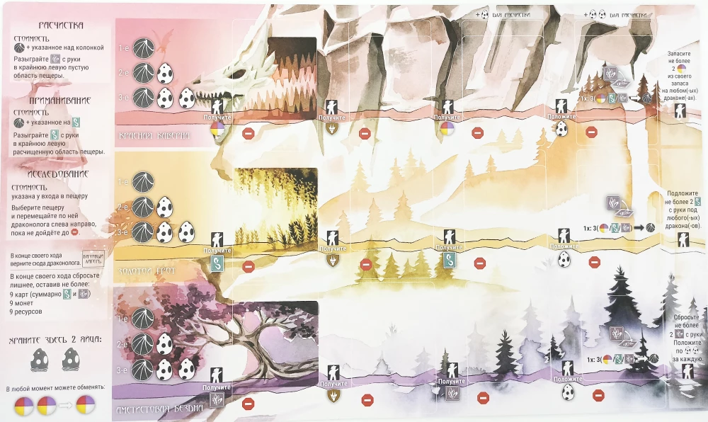 Brettspiel - Flügel. Drachen