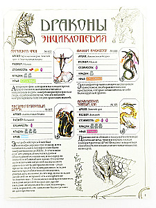Brettspiel - Flügel. Drachen