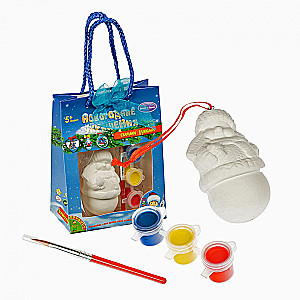 Creative Set - New Year Decorations. Snowman