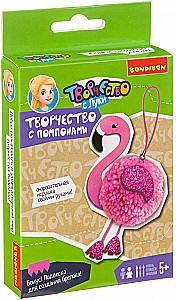 Zestaw do kreatywności - Kreatywność z pomponami. Flaming