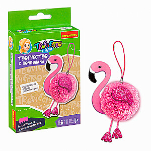 Zestaw do kreatywności - Kreatywność z pomponami. Flaming