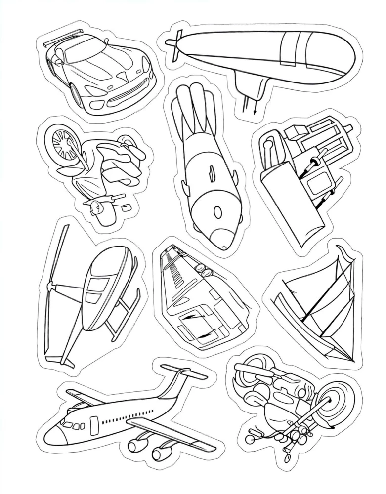 Sticker Book for Boys