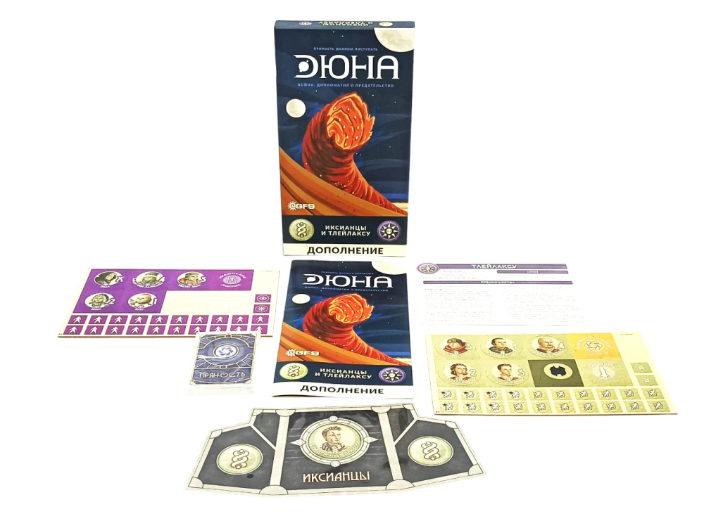 Stalo žaidimas - Dęna. Ikšijai ir Tleilaxu. Karas, Diplomatiija ir Išdavystė (papildymas)