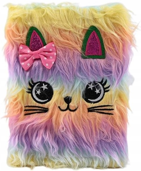 Pūkains piezīmju bloks A5 - Kaķis