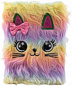 Pūkains piezīmju bloks A5 - Kaķis