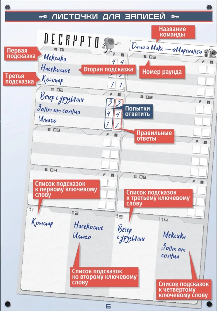 Board Game - Decoder. Communicate Safely