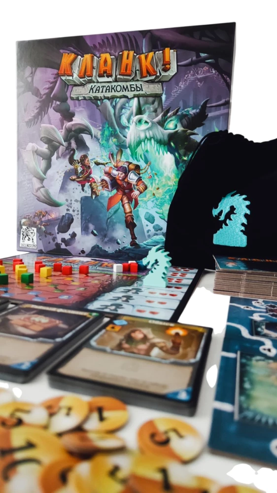 Stalo žaidimas - Clank! Katakombos