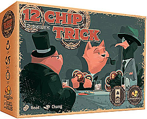 Stalo žaidimas - 12 Chip trick. 12 žetonų