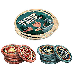 Stalo žaidimas - 12 Chip trick. 12 žetonų