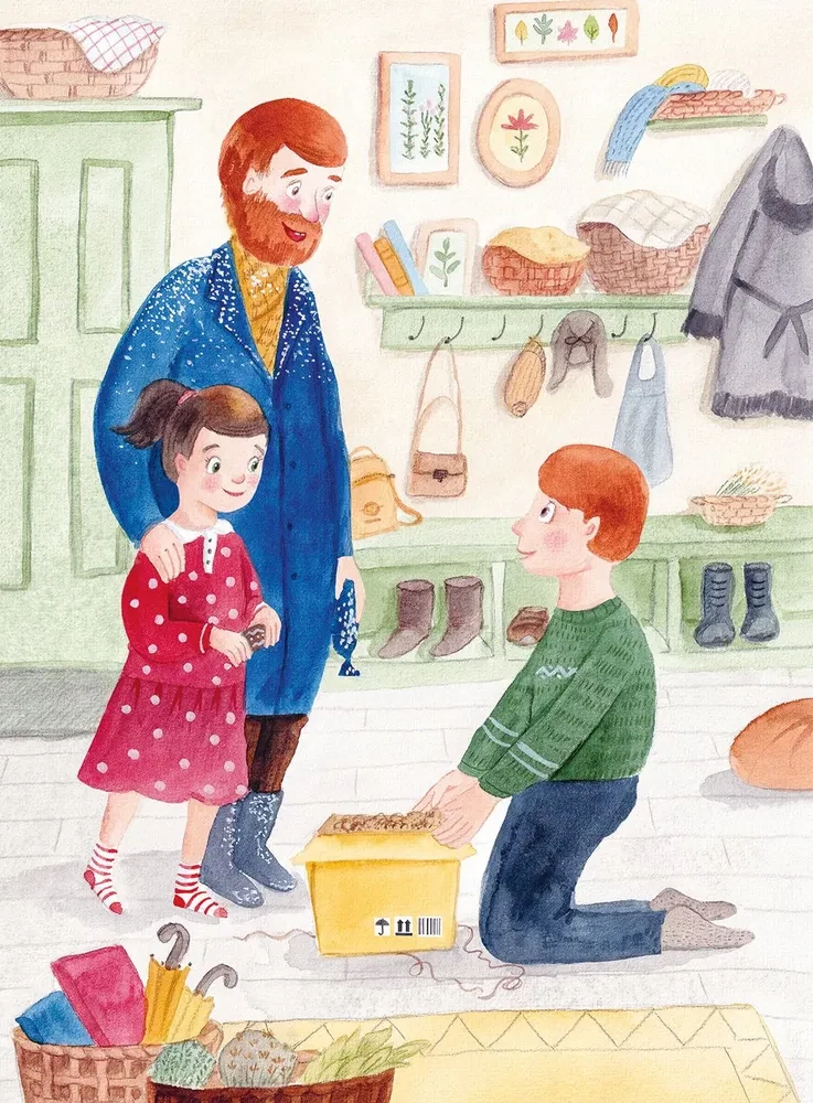 Tee für das Mädchen-Winter