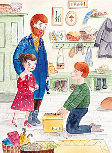 Tee für das Mädchen-Winter