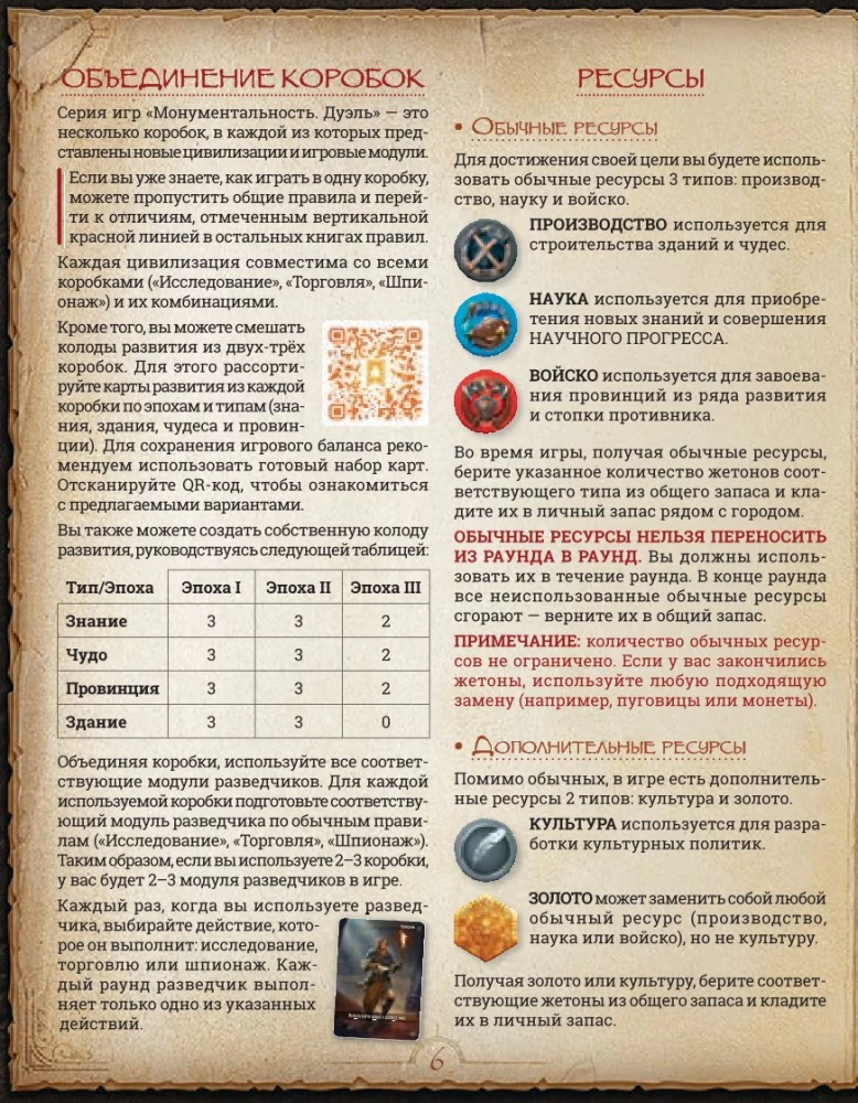 Stalo žaidimas - Monumental Duel. Prekyba