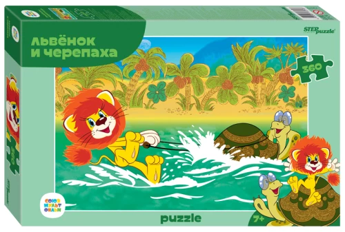 Puzzle 360 - Lwiątko i Żółw
