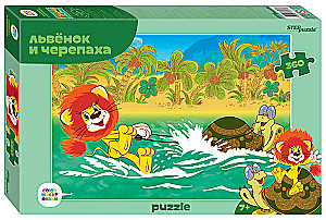 Puzzle 360 - Lwiątko i Żółw