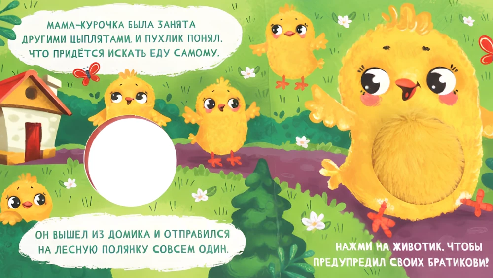 What does the chick have for lunch?