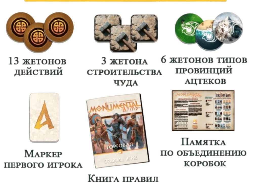 Stalo žaidimas - Monumental Duel. Prekyba