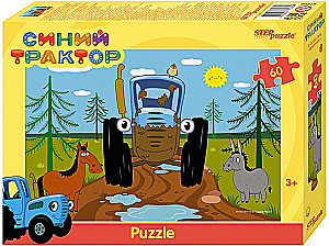Puzzle 60 - Niebieski traktor