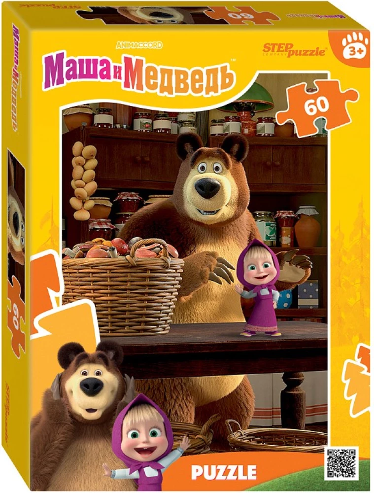 Puzzle 60 - Masza i Niedźwiedź. Leśne historie
