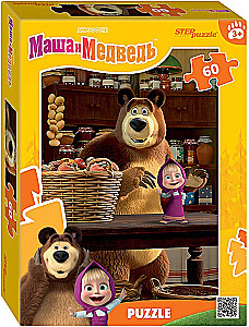 Puzzle 60 - Masza i Niedźwiedź. Leśne historie