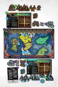 Настольная игра - Войны Ктулху. Дуэль. Вымирание